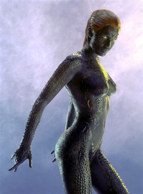 Raven Darkholme Mystique Rebecca Romijn in X Men 2000 Люди икс