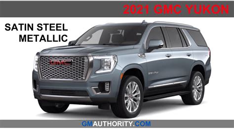 Here Are The Ten 2021 Gmc Yukon Colors Gm Authority