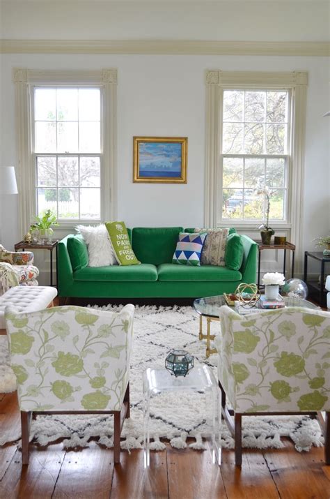 Mint living rooms living room green living room sofa apartment living living room furniture living room decor green rooms grey sofa inspiration bedroom inspiration. A Green Couch is the Couch for Me | Living room, Farm ...