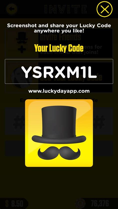 If you like to play on your phone or smart device, why not make some extra cash. Lucky day app referral code | Coding, Lucky day, App