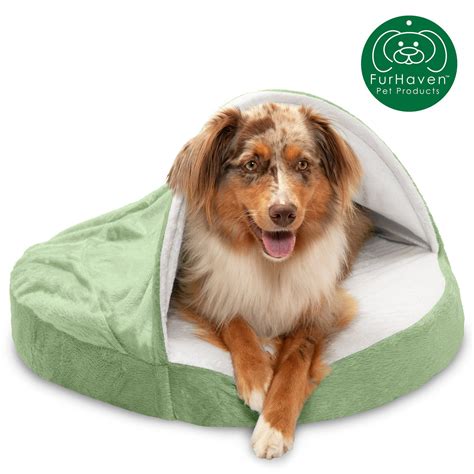 Furhaven Snuggery Pet Beds Are Perfect For Pets Who Love To Burrow Into