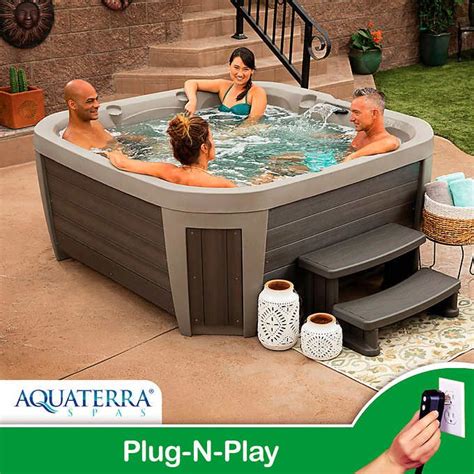 Aquaterra Spas Brighton 25 Jet 5 Or 6 Person Spa Plug N Play Hot Tub Pool Hot Tub Spa Pool