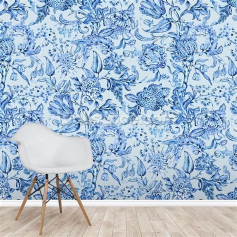 Royal Indigo Blue Wallpaper Wallsauce Au