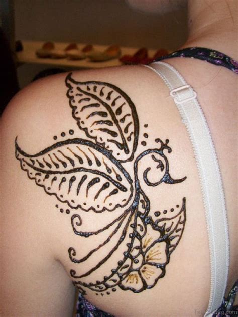 In this modern era, women love to decorate their hands, feet, neck, and legs. 45 Lovely Henna Tattoo On Shoulder