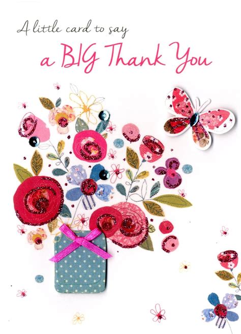 A Big Thank You Greeting Card Cards Love Kates