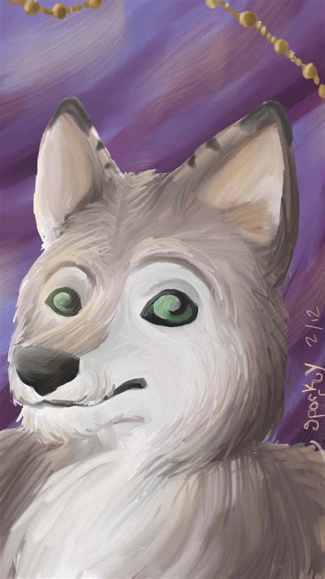 wolfie portrait practice by sporkyd00m on deviantart