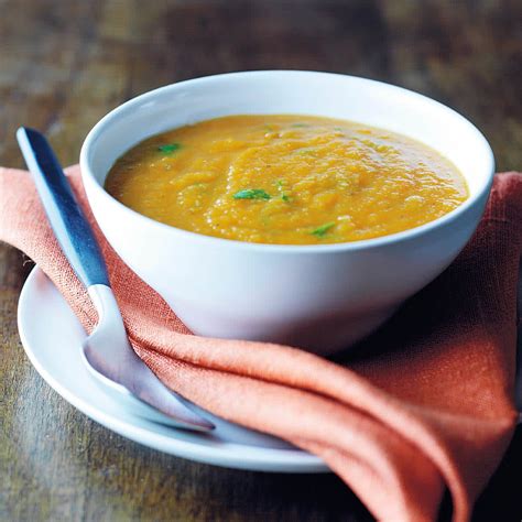 Carrot And Coriander Soup Healthy Recipe Ww Uk