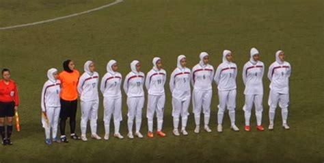 Iran Female Soccer Team Accused Of Manning Up The Times Of Israel