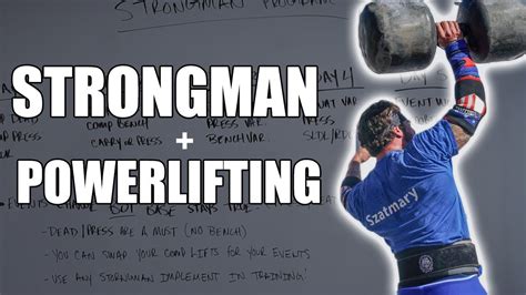 Strongman Programming 101 Program Template Incorporating Strongman