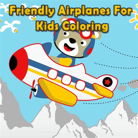 Jugar a juegos gratis de las aventuras de doki y sus mejores amigos! friendly-airplanes-for-kids-coloring-1 | Los Mejores ...