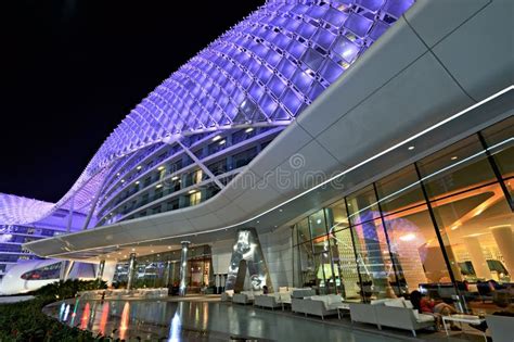 W Abu Dhabi Yas Island Luxury Hotel Editorial Stock Photo Image Of