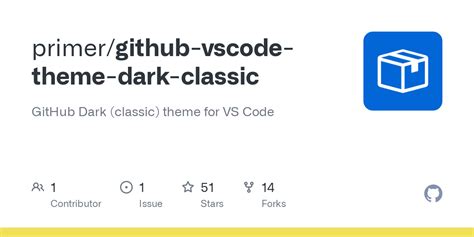 Github Primergithub Vscode Theme Dark Classic Github Dark Classic