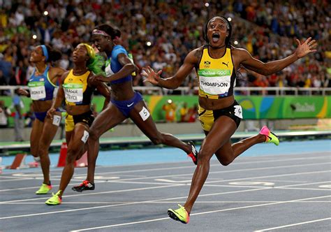 Olympic trials on sunday, securing his ticket to tokyo, as superstar allyson felix booked an age. Jamaican sprinter Elaine Thompson had an incredible reaction to winning gold in the 100m sprint ...