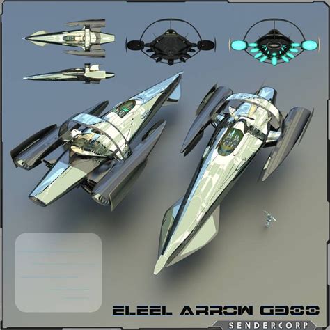 Eleel Arrow Fast Cruiser By Pinarci On Deviantart Space Ship