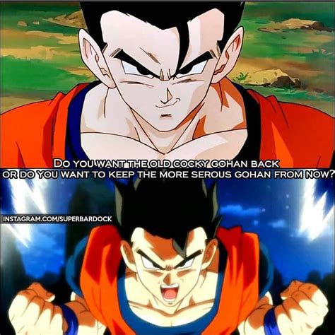 Find and save dragon ball z memes | one of the best mangas ever to make it in america!! 30 Likes, 2 Comments - ᎪᏁᎥmᎬ__fᎪᏁᎪᏆᎥᏟ ||🔥18k🔥|| (@anime__fanatic) on Instagram: "Which Gohan do ...