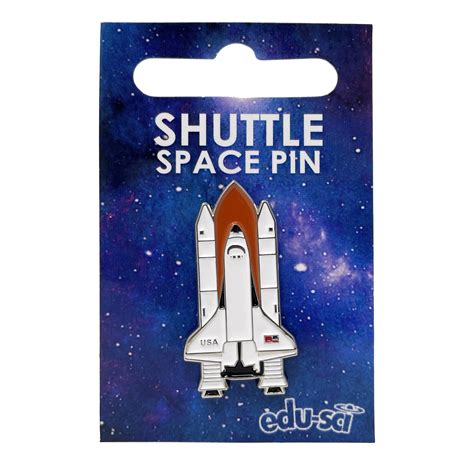Shuttle Enamel Pin Edu Sci