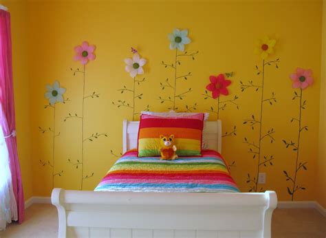 Decorar Una Habitación Infantil Con Flores De Colores De Papel Mil