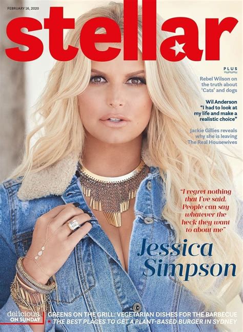 The maze of quarantined holiday motherhood has knocked me on my butt.well. Jessica Simpson for Stellar Magazine February 2020 in 2020 ...