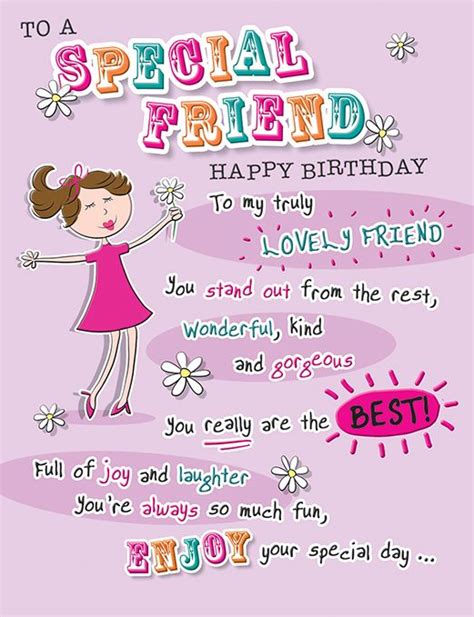 To A Special Friend Happy Birthday