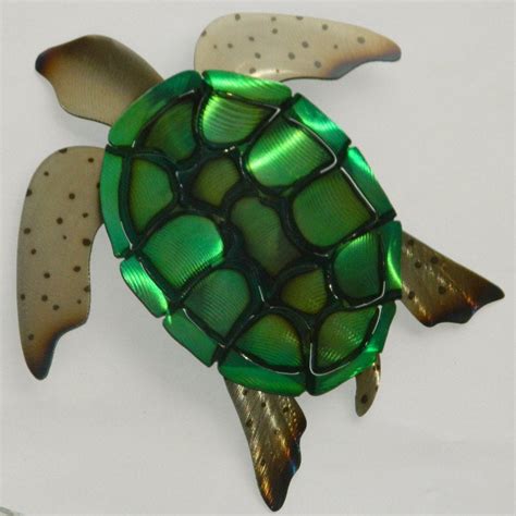 Sea Turtle Metal Art Sculpture By Ericlangeliers On Etsy