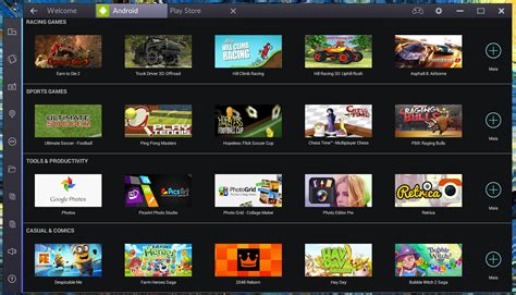 It takes longer than tapping and swiping, but it works better than we expected. BlueStacks Download