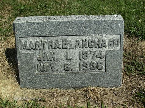 Martha Blanchard 1874 1938 Find A Grave Memorial