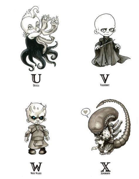 Untipoilustradotiny Creatures Alphabet An Artbook With The Most
