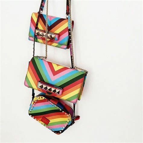 After The Rain There Is Always More Than One Valentino Rainbow Bag