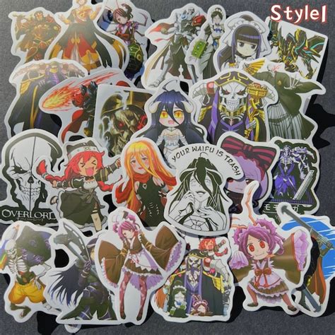 Overlord Stickers 1 50 Overlord Stickers Anime Waterproof Etsy