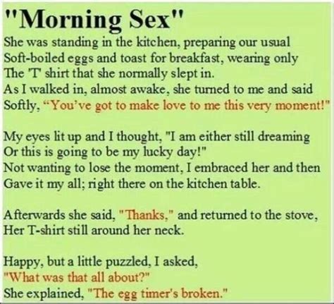 Still The Best Medicine Morning Sex
