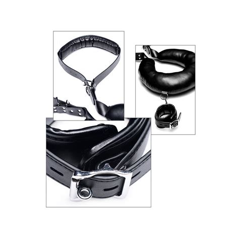 strict padded thigh sling with wrist cuffs — fantasy ts