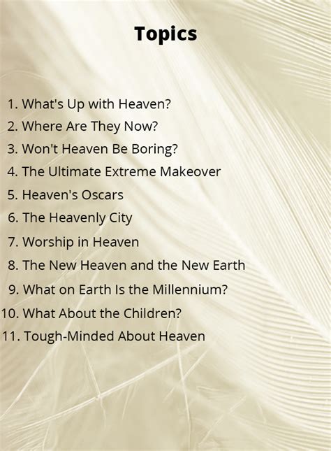 Revealing The Mysteries Of Heaven