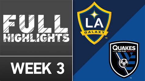 Preview and stats followed by live commentary, video highlights and match report. HIGHLIGHTS: Los Angeles Galaxy vs. San Jose Earthquakes | March 19, 2016 - YouTube