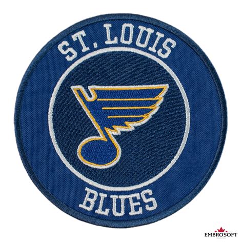 St. Louis Blues Embroidered Patch Logo, NHL Team Emblem, 7 types and 