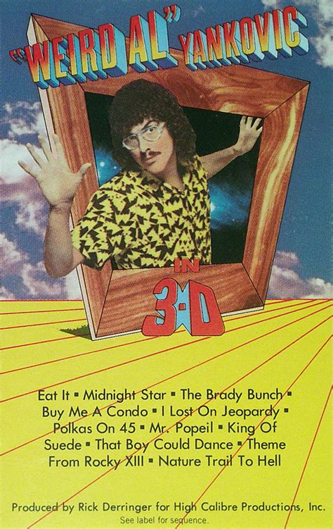 Weird Al Yankovic In 3 D 1984 Dolby Cassette Discogs