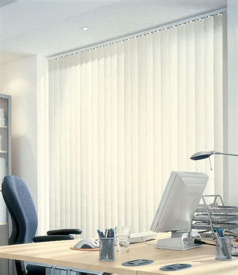 Custom 89 Mm Pvc Vertical Blinds Office With Window