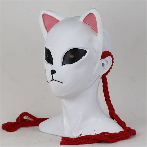 Anime Demon Slayer Kimetsu No Yaiba Mask Cosplay Costumes Props Fox