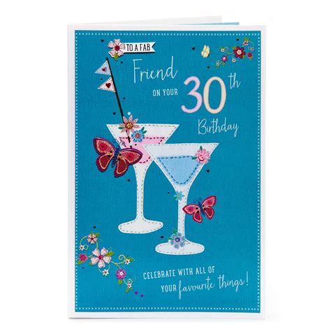 Buy 30th Birthday Card For A Fab Friend For Gbp 129 Card Factory Uk