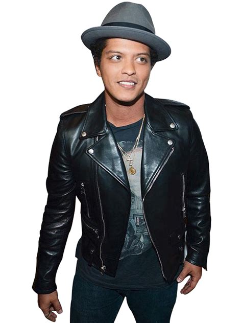 Bruno Mars Billboard Music Black Leather Jacket Bay Perfect