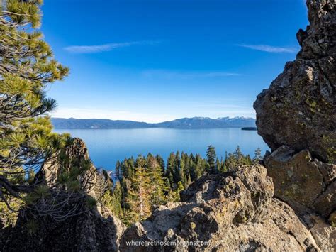 How To Hike Monkey Rock Lake Tahoe Parking Trail Photos