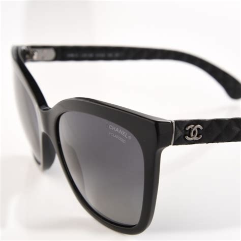 Chanel Quilted Cc Sunglasses 5288 Q Black 201110 Fashionphile