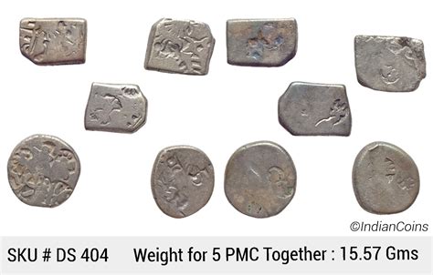 Ancient Mauryan Pmc Magadha Janapad 600 Bc Silver Karshapana Series V