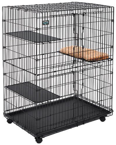 Large Folding Collapsible Pet Cat Wire Cage Indoor Outdoor Playpen