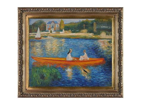 Renoir Boating On The Seine
