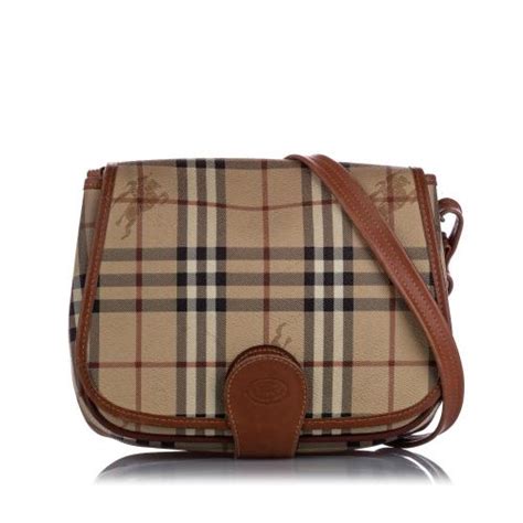 Burberry Haymarket Check Crossbody Bag