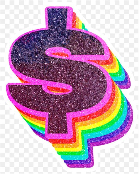Glitter Dollar Sign Png Images Free Photos Png Stickers Wallpapers
