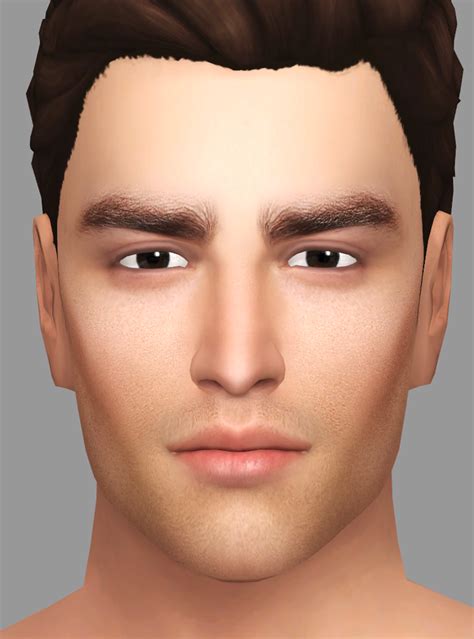 Golyhawhaw First Male Skin Overlay For Sims 4 I