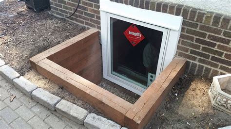 Marvin Integrity In Timber Well Affordable Egress Windows