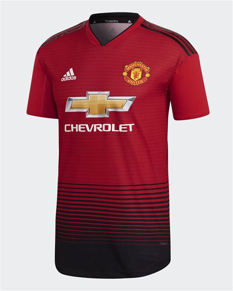 Manchester United Adidas Home Kit 201819 Marca De Gol