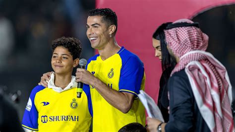 Cristiano Ronaldos 13 Year Old Son Joins Al Nassr Following In His